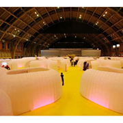 inflatable event tents lighted